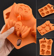 Halloween Pumpkin Cakes Silicone Mold Bald Cake Cake Chocolate Mold Jelly Mold Decorations 23 X 16.5 X 3cm