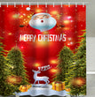 Christmas shower curtain