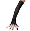 Spider web gloves halloween decoration