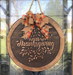 Cross border popular Halloween autumn new door hanging tag wreath