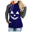 Halloween pumpkin printed women's sweater
