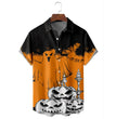 Halloween Print Loose Men's Shirt