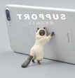 Cat reinforcement mobile phone suction cup bracket lazy mobile phone holder