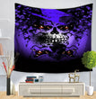 Skull Halloween digital print tapestry hung tablecloth beach towel
