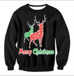 UGLY CHRISTMAS SWEATER Vacation Santa Elf Funny Womens Men Sweaters Tops Autumn Winter Clothing