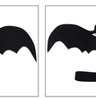 Halloween funny pet bat wings dog clothes