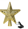 Christmas Tree Top Light Star Snowflake Shape LED Laser Projector Lights Christmas Tree Ornament