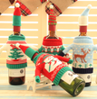 Knitted Christmas Bottle Set