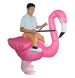 Creative toys Halloween Christmas Flamingo cosplay dress up inflatable suit party spoof costume props