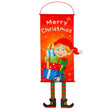 Christmas decorations Christmas couplets curtains Christmas banners pull flags Christmas curtains hanging flags window pendants
