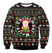 UGLY CHRISTMAS SWEATER Vacation Santa Elf Funny Womens Men Sweaters Tops Autumn Winter Clothing