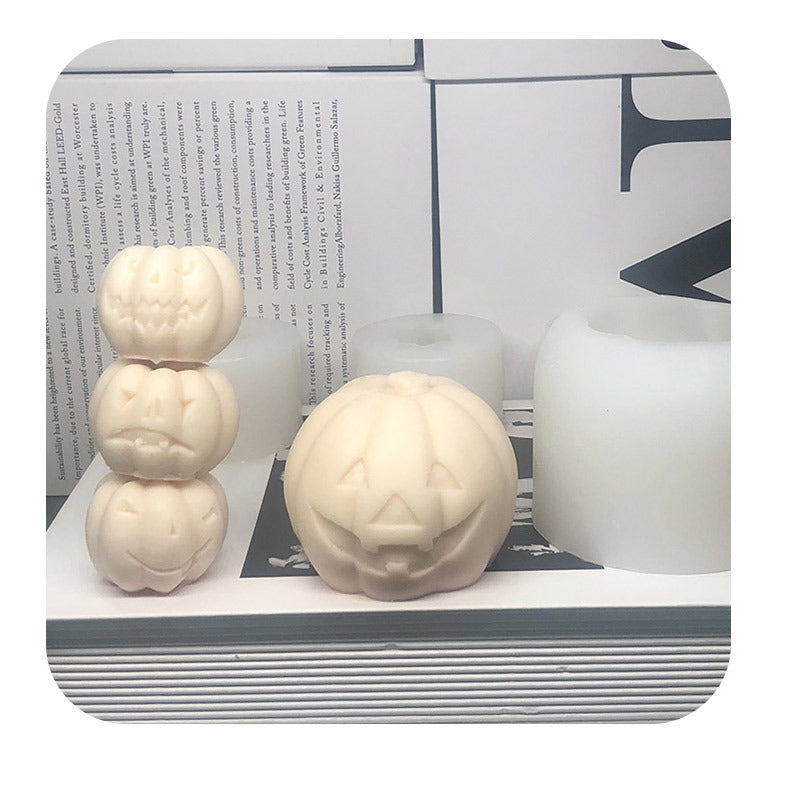 Halloween 3D Pumpkin Mousse Cake Chocolate Silicone Mold