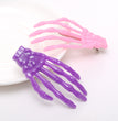 Halloween Skull Hand Claw Fluorescent Hairpin