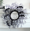 Halloween Simulation Decoration Wreath Black