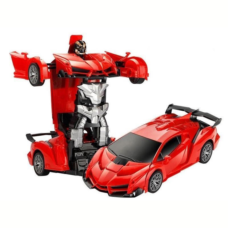 [Xmasgifts]Transform Easter RC Cars for Boys 3-15,2.4Ghz Remote Control 1:18 Scale Robot Deformation 360° Rotation Rechargeable Batteries Included High-Quality ABS Plastic Gift Set,Blackfriday,Christmas
