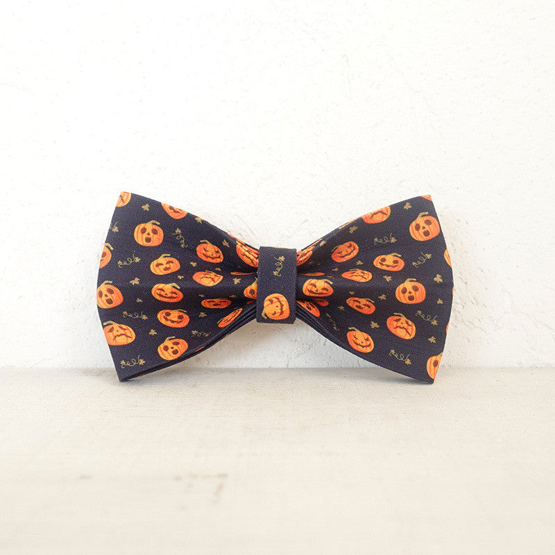 Pet supplies set Halloween style set with bow set