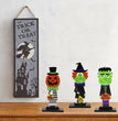 Halloween Pumpkin Man Witch Home Table Decoration Woodwork Ornaments