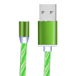 Compatible with Apple, Flowing Ligh Magnetic Streamer Data Line Cable for Iphone Android Typec