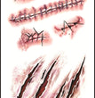 Halloween Wound Tattoo Sticker