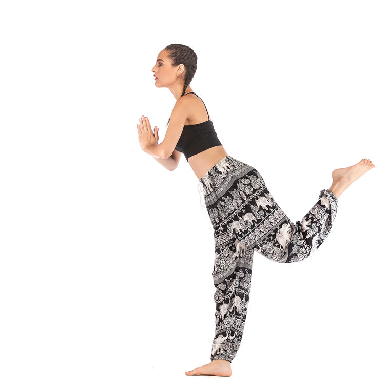 Yoga Clothes Women's Casual Laced Pants