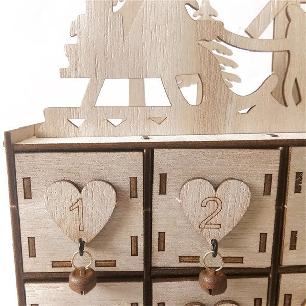 Wooden christmas house