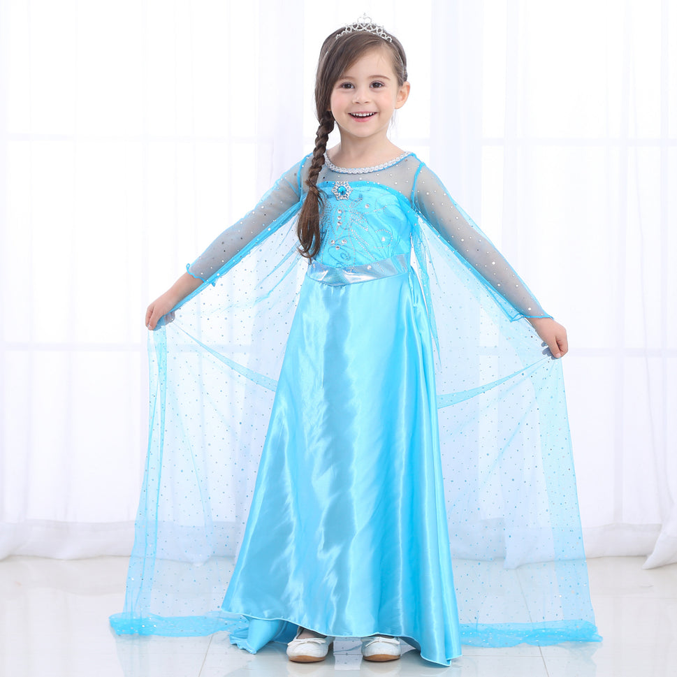 Halloween European And American Children's Long Sleeve Dress