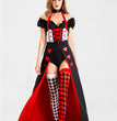Queen Of Hearts Queen Dress Uniform Halloween Costume