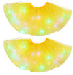 Magical & Luminous  LED Princess Halloween Tutu Skirt Sequins Shiny Skirt