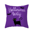 Halloween new pumpkin black cat pillowcase