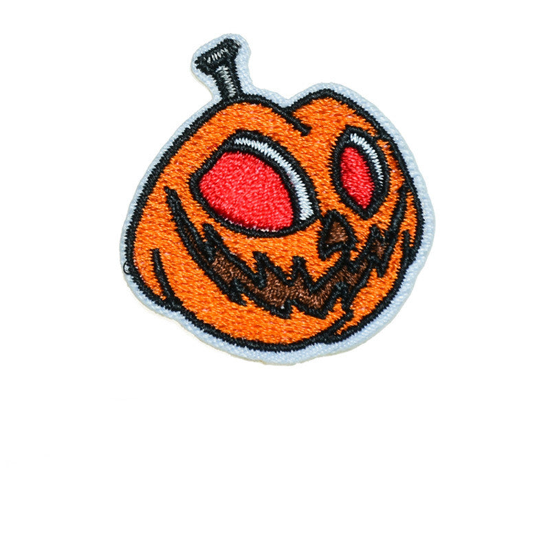 Cartoon Embroidery Halloween Clothes Pants Decorative Fabric Patch