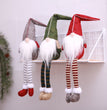 Christmas decorations, European and American style, small forest, old man, no face doll, figurine decoration, window display