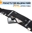Slim Running Belt, Workout Fanny Pack for Men Women,Exercise Waist Pack for Apple Iphone Holder, Runner Belt for Running Walking Cycling Camping Gym
