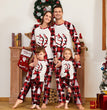 Christmas European And American Christmas Deer Head Print Parent-child Home Service Suit