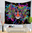 Skull Halloween digital print tapestry hung tablecloth beach towel