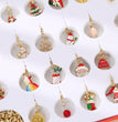 Christmas Advent Calendar Christmas Themed DIY Charm Jewelry Bracelet Necklace Making Kit for Girls