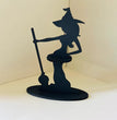 Wooden Halloween Witch Napkin Holder