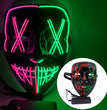EL Halloween Colorful Mask Dance Equipment