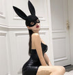 Rabbit Ears Suede Mask Halloween Party Mask