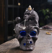 Skull Head Halloween Home Decoration Backflow Incense Burner