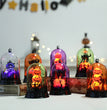 Halloween witch black cat led lights