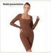Women's Fashion Simple Solid Color Bodysuit
