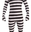 Halloween black and white prison uniform