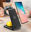 3 In 1 Fast Charging Station Wireless Charger Stand Wireless Quick Charge Dock For Phone Holder