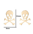 Stainless Steel Halloween Horror Stud Earrings