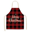 Cotton linen creative Christmas apron