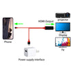 Type-C To HDMI Three In One Mobile Phone Projection Cable