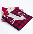 Christmas decorations electric embroidered knitted cloth table runner