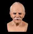 Old man mask white hair white beard headgear halloween