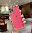 Phone Case Accessories Love Crystal Diamond Edge Electroplating Protective Cover