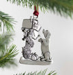 Christmas Pure Tin Christmas Tree Ornaments